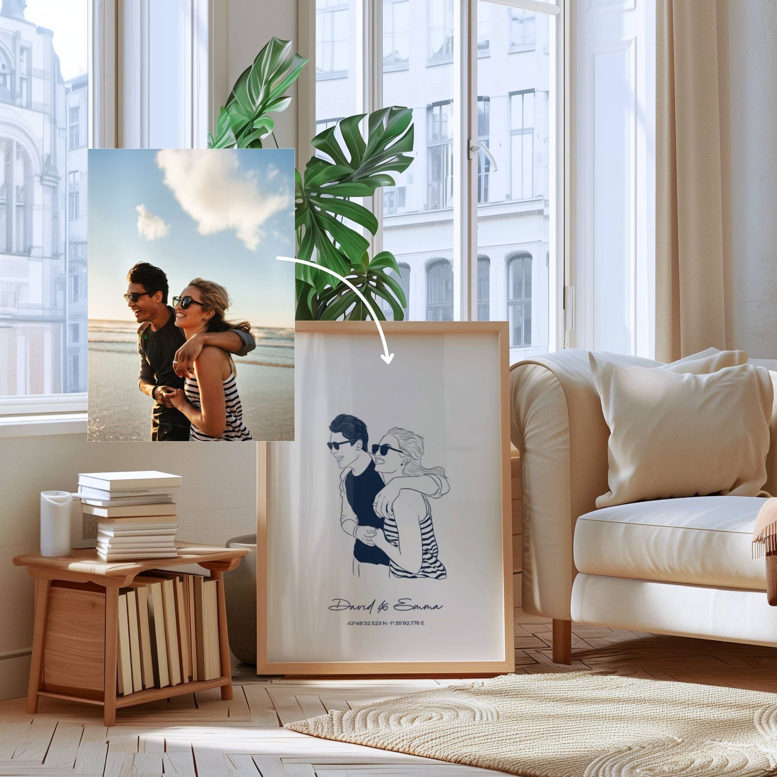 Illustration à partir d'une photo - Collection Capsule Manon G. x l'Art de l'Affiche
