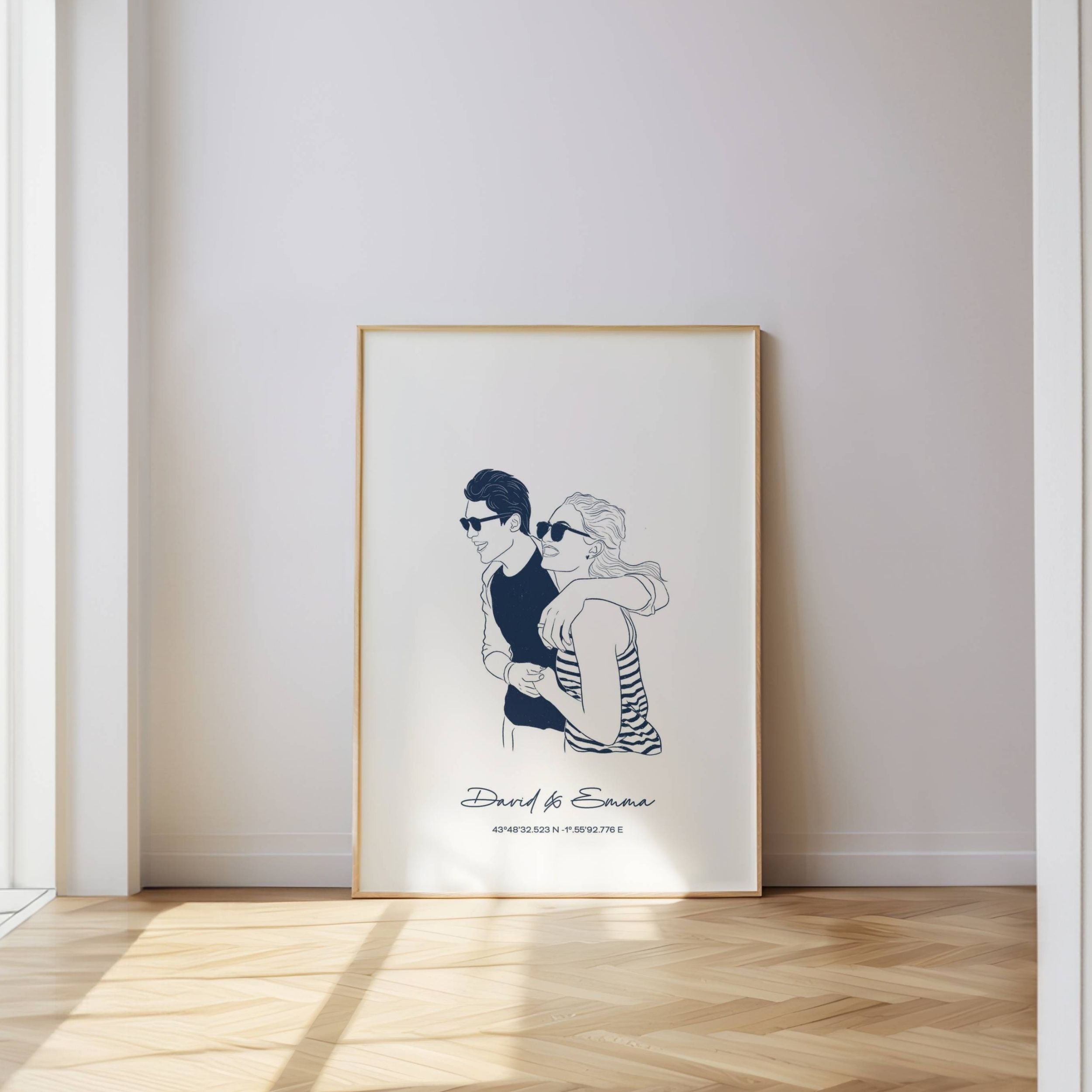 Illustration à partir d'une photo - Collection Capsule Manon G. x l'Art de l'Affiche