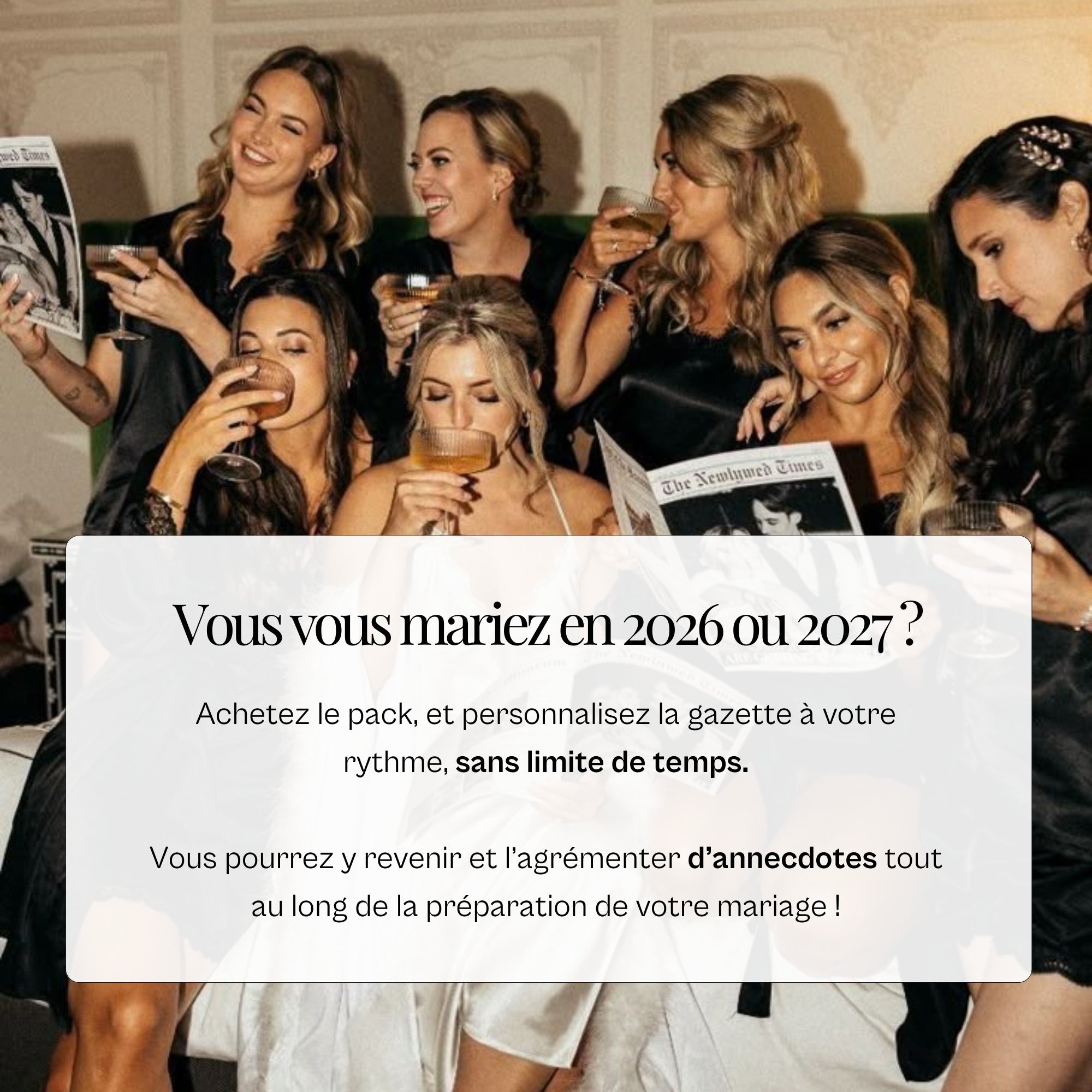 Pack ULTIME Gazette des mariés | Tuto complet + modèle préconçu + guide d'impression sur papier journal