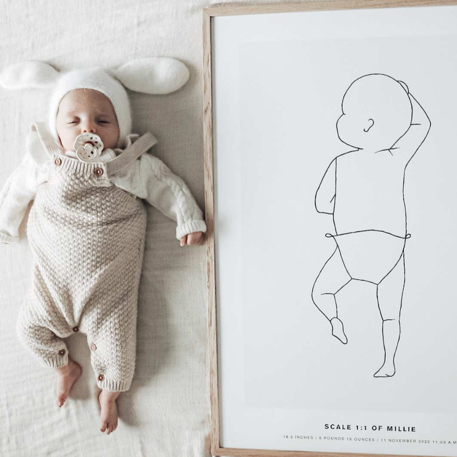 cadeau de naisssance personnalisé,bébé naissance à taille réelle, cadeau de naissance fille, cadeau de naissance garçon