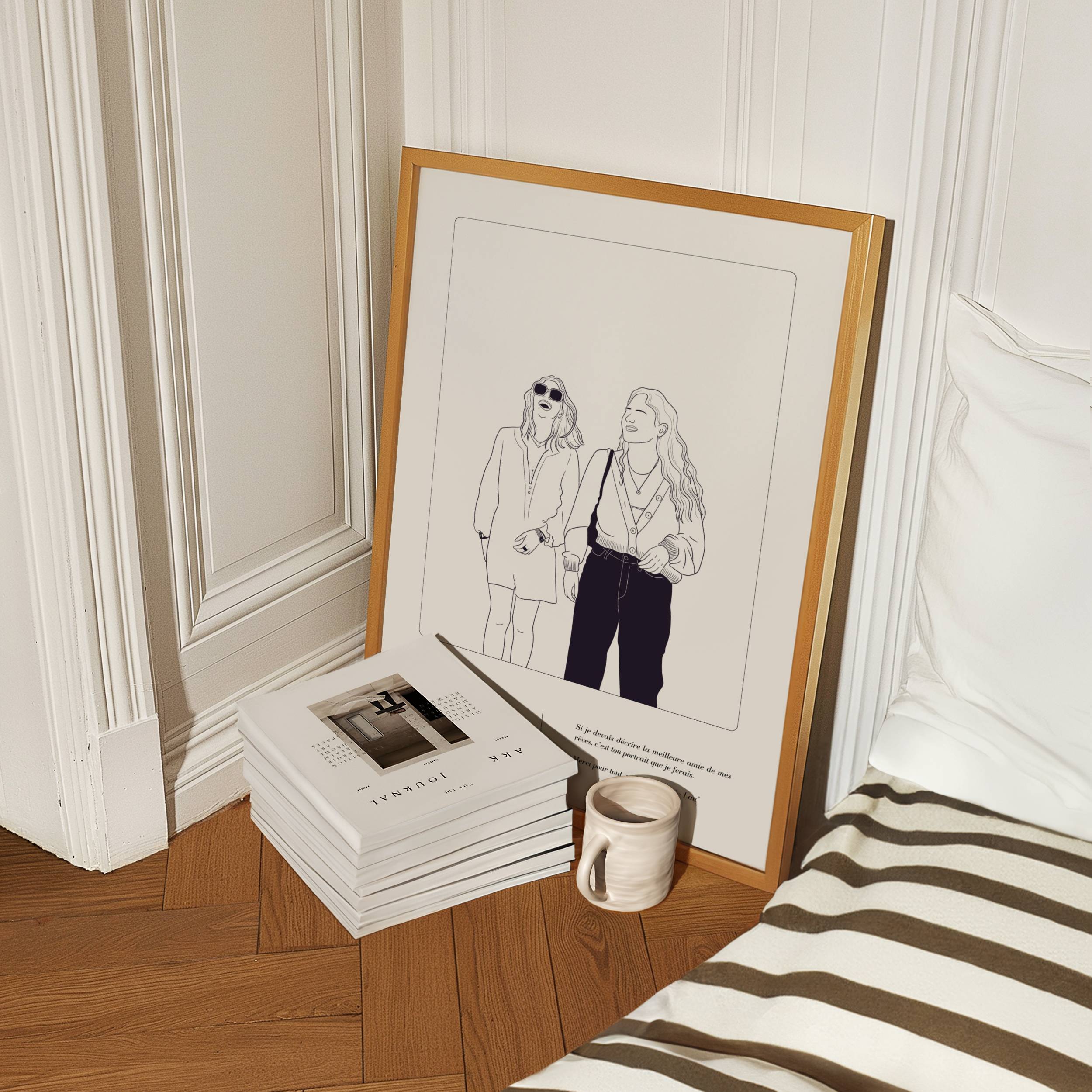 Illustration à partir d'une photo - Collection Capsule Manon G. x l'Art de l'Affiche