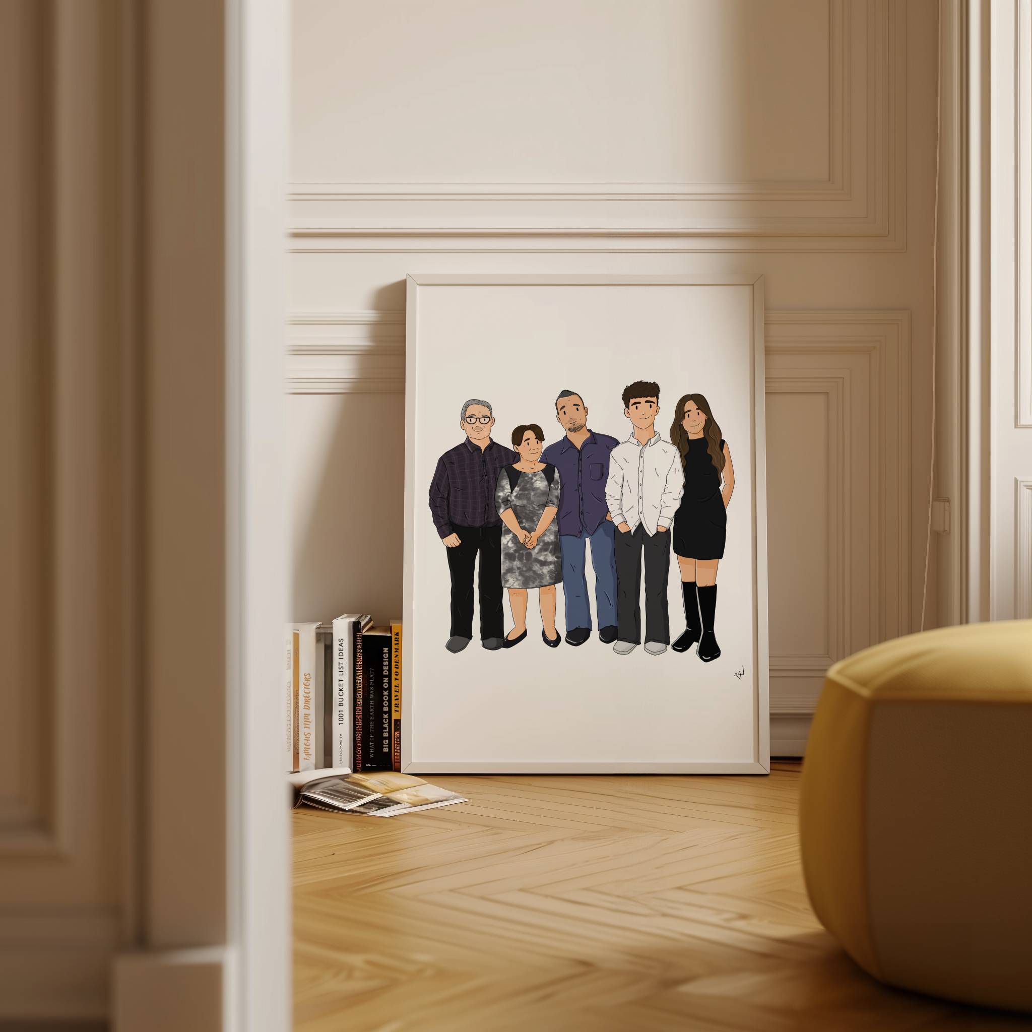 Illustration BD de vous à partir d'une photo - Collection Capsule Lou x l'Art de l'Affiche