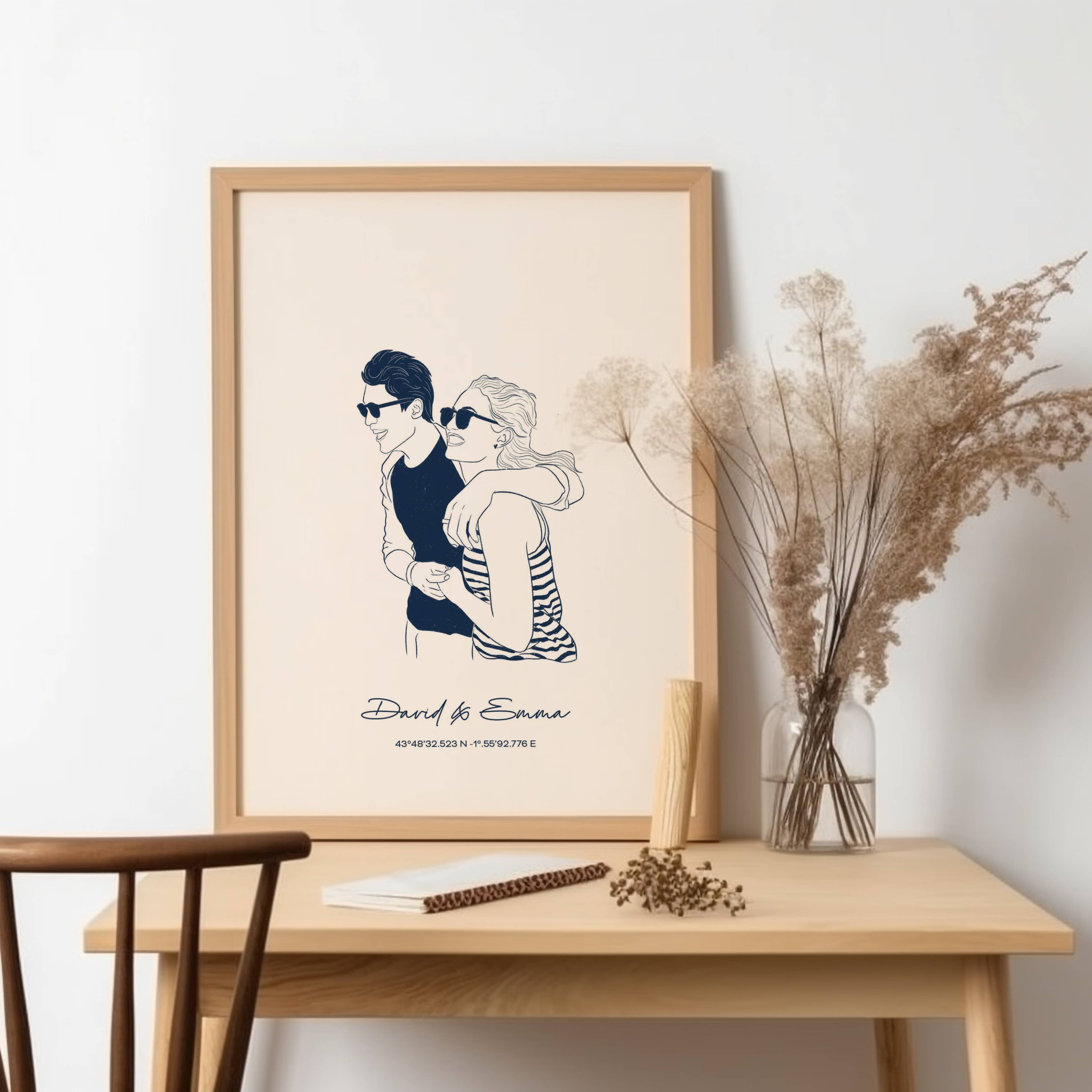 Illustration à partir d'une photo - Collection Capsule Manon G. x l'Art de l'Affiche