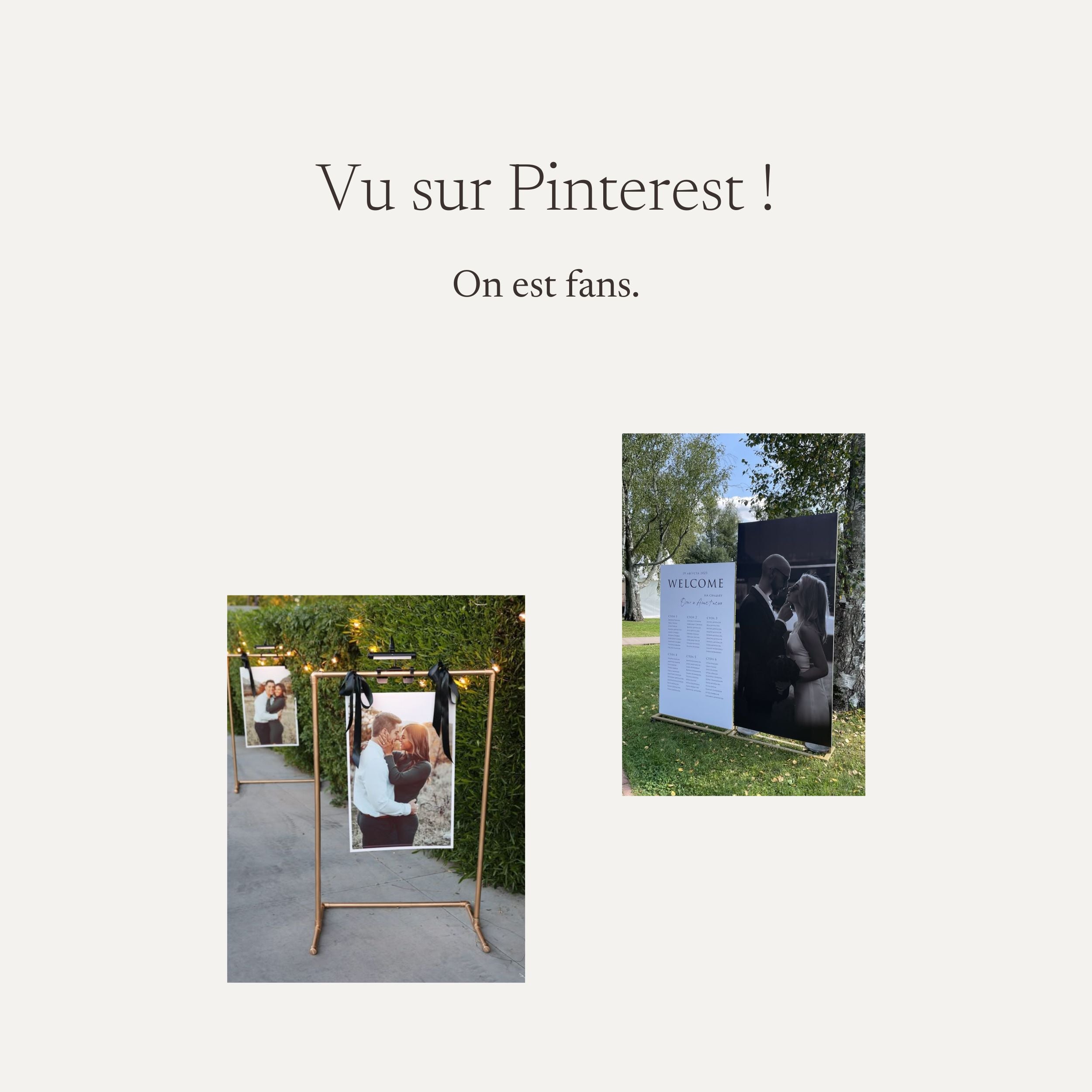 Duo panneau mariage | Panneau de bienvenue + panneau photo