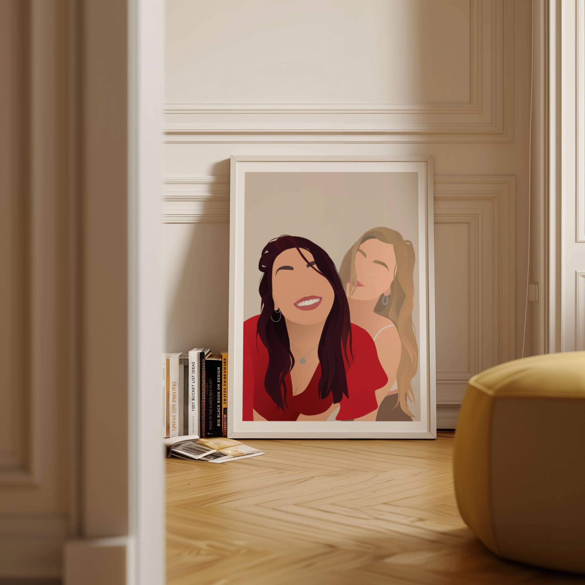 portrait amie personnalisé