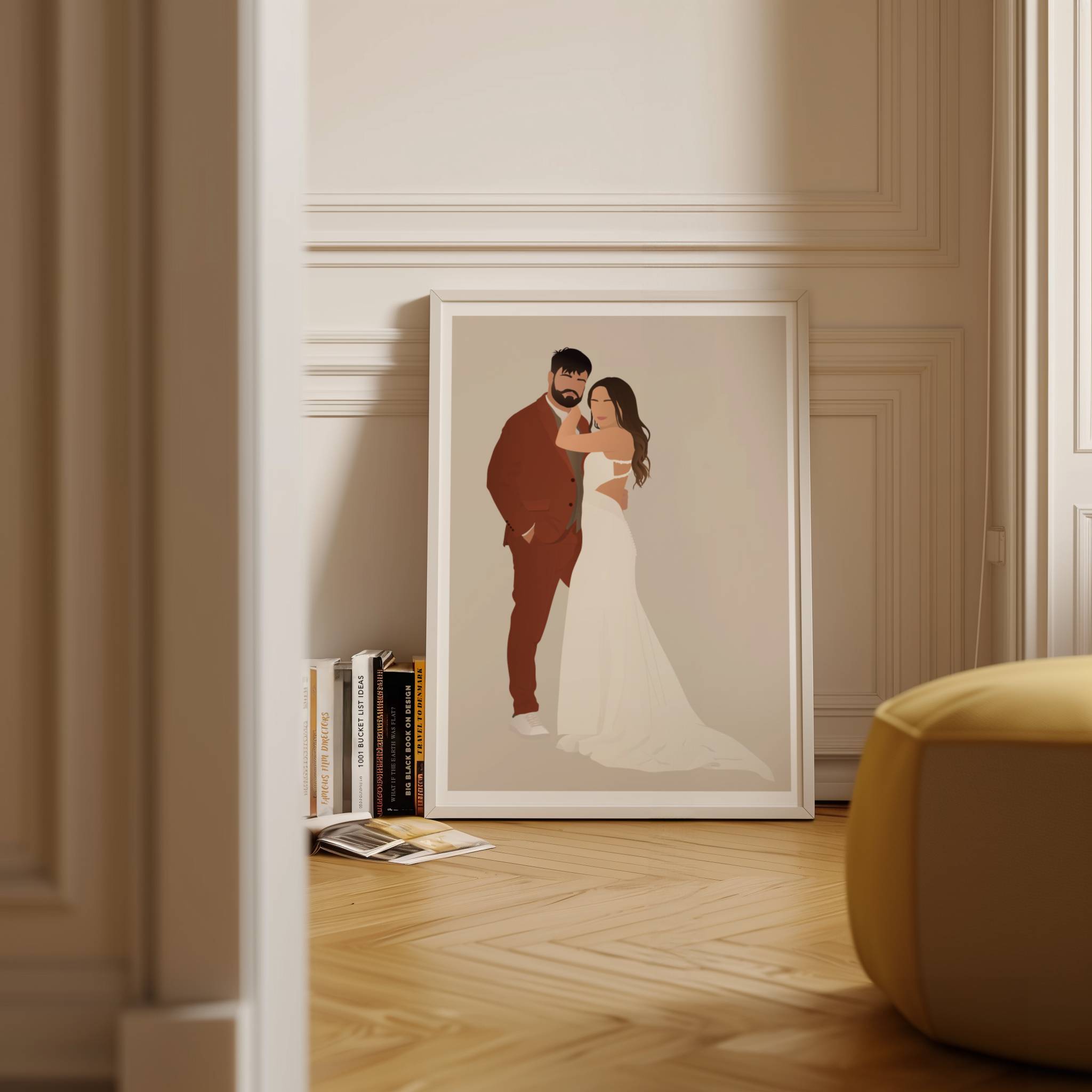 portrait personnalisé mariage