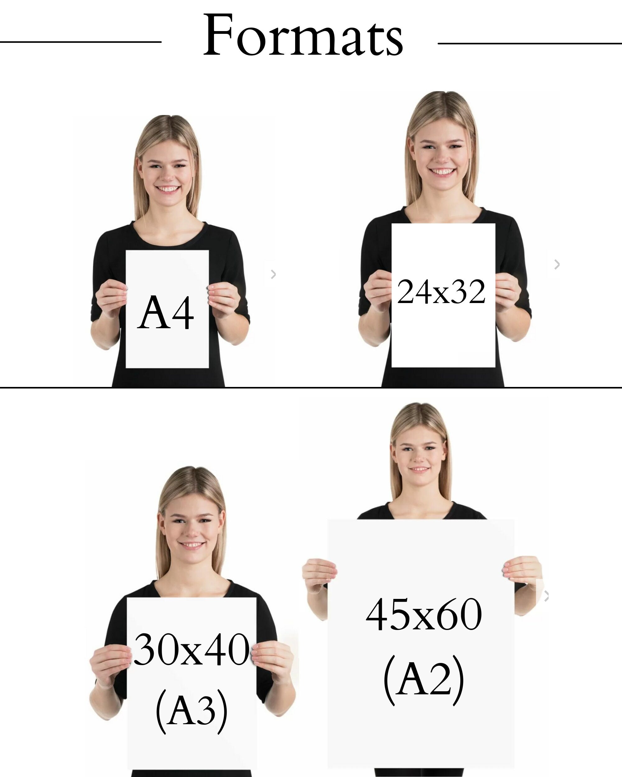 Affiche Personnalisée Couple - Line Art "Nez contre Nez"