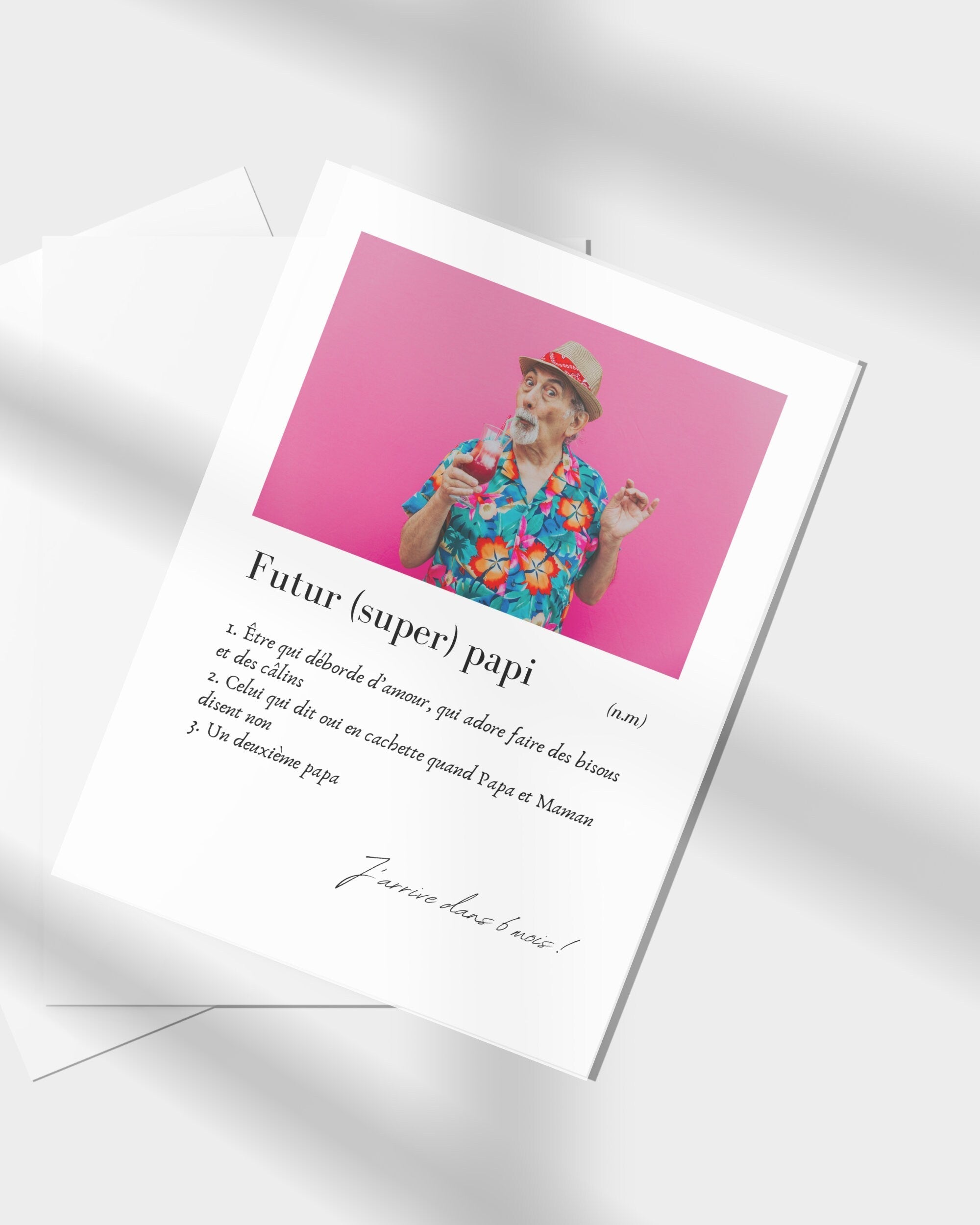 Annonce grossesse - Le cadre photo à définition personnalisée