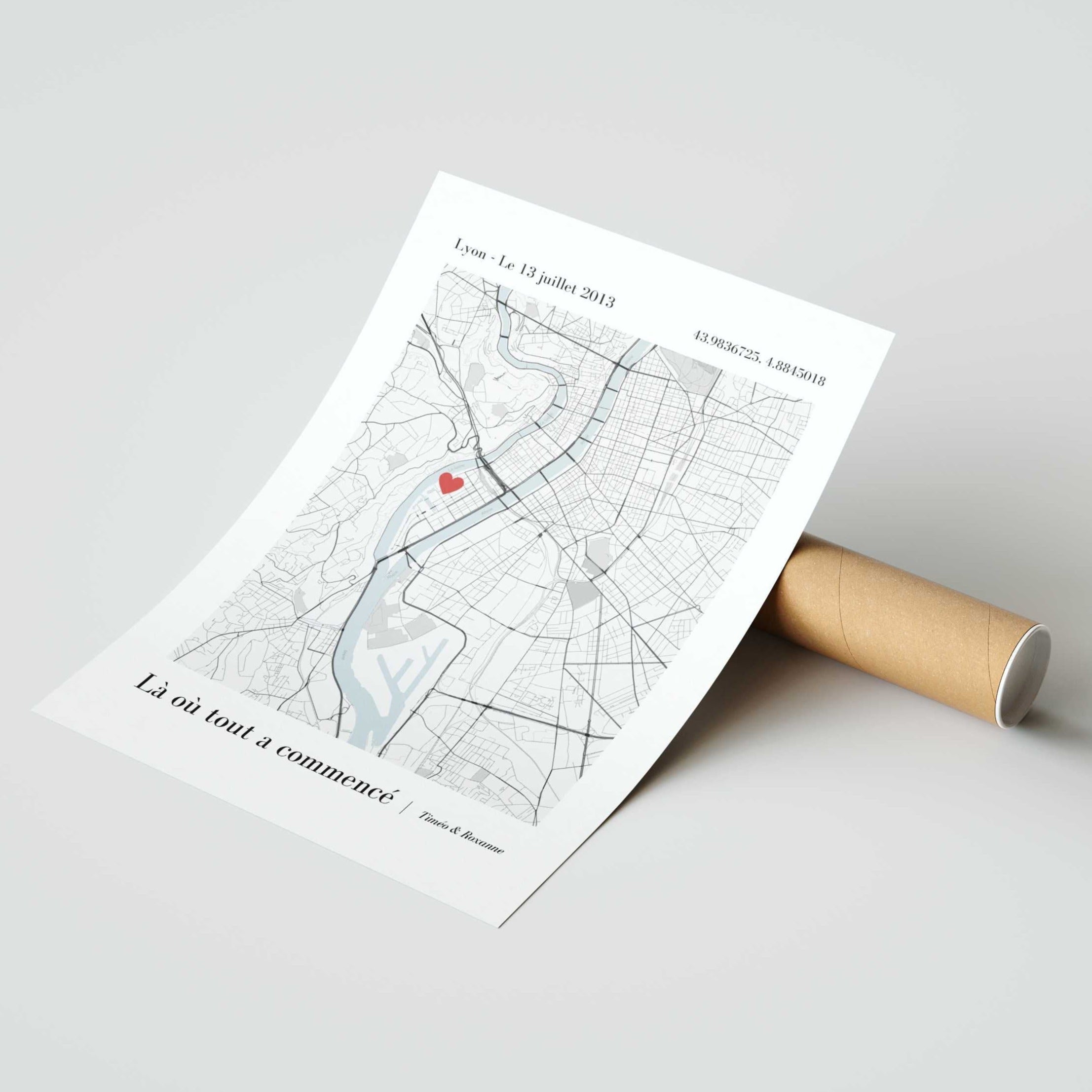 affiche lieu de rencontre vue de côté