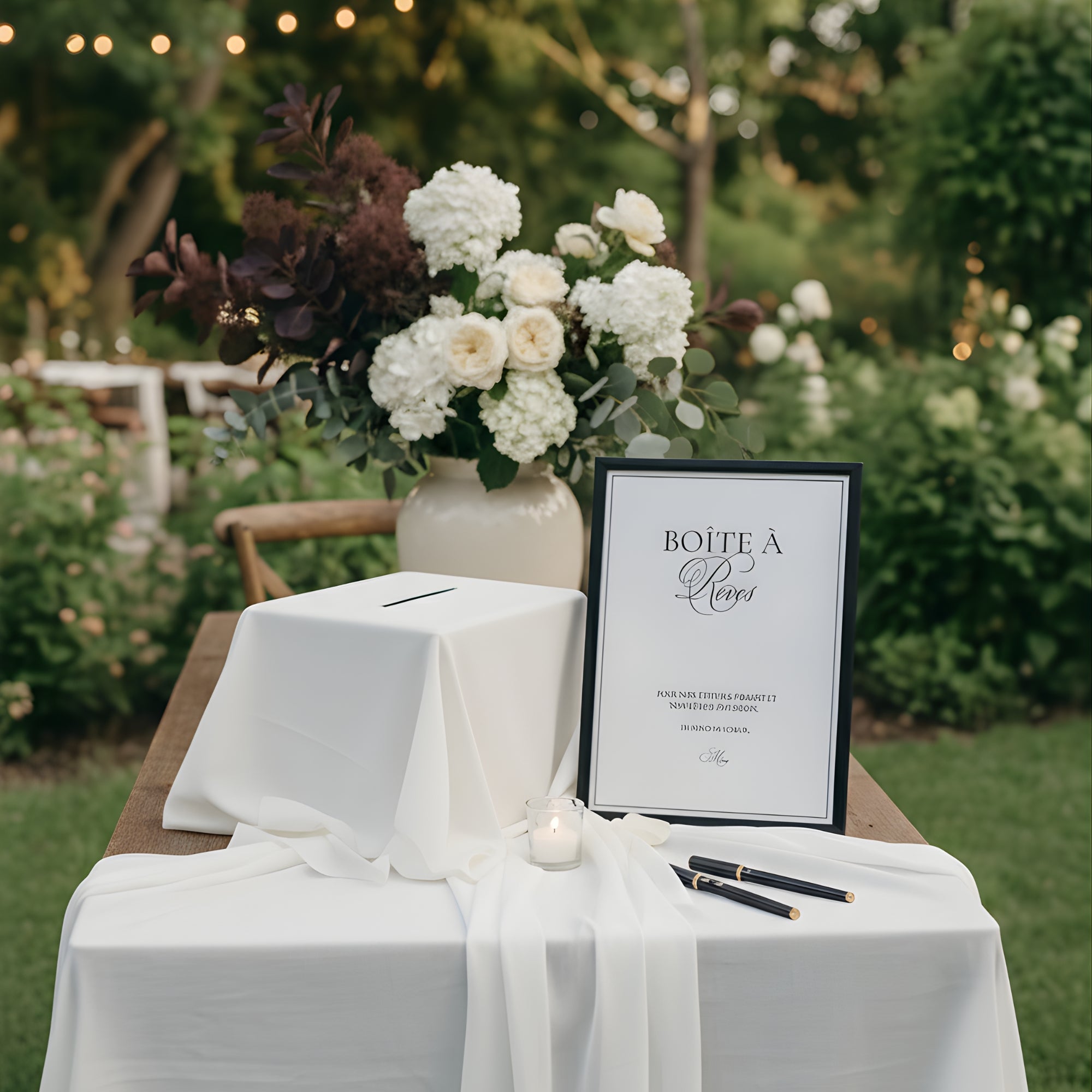 Pack de 6 affiches essentielles: livre d'or, photobooth, urne, menus, bar à bonbons... I Mariage