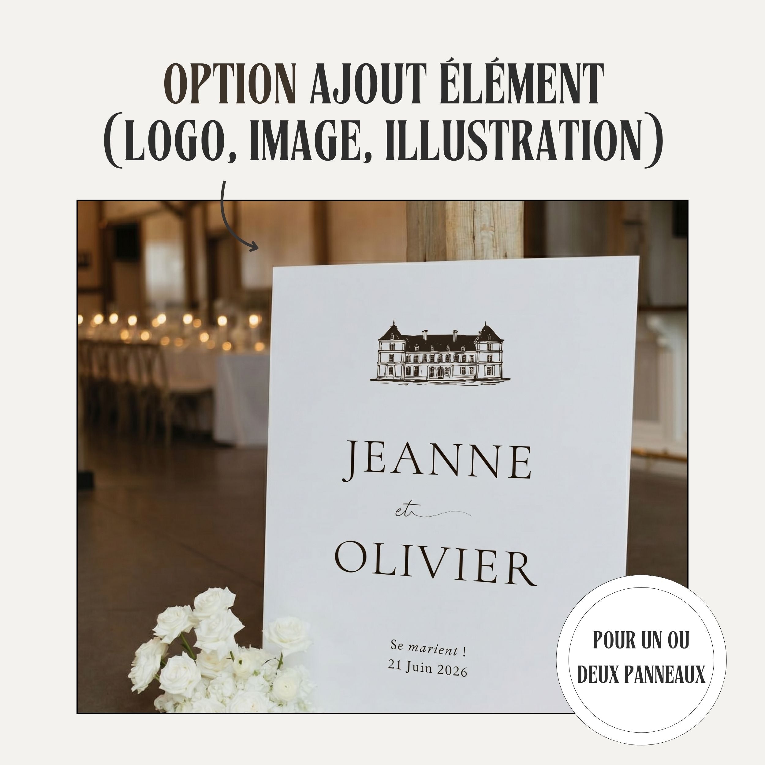 Ajout élément (logo, illustration...) - Modèle existant
