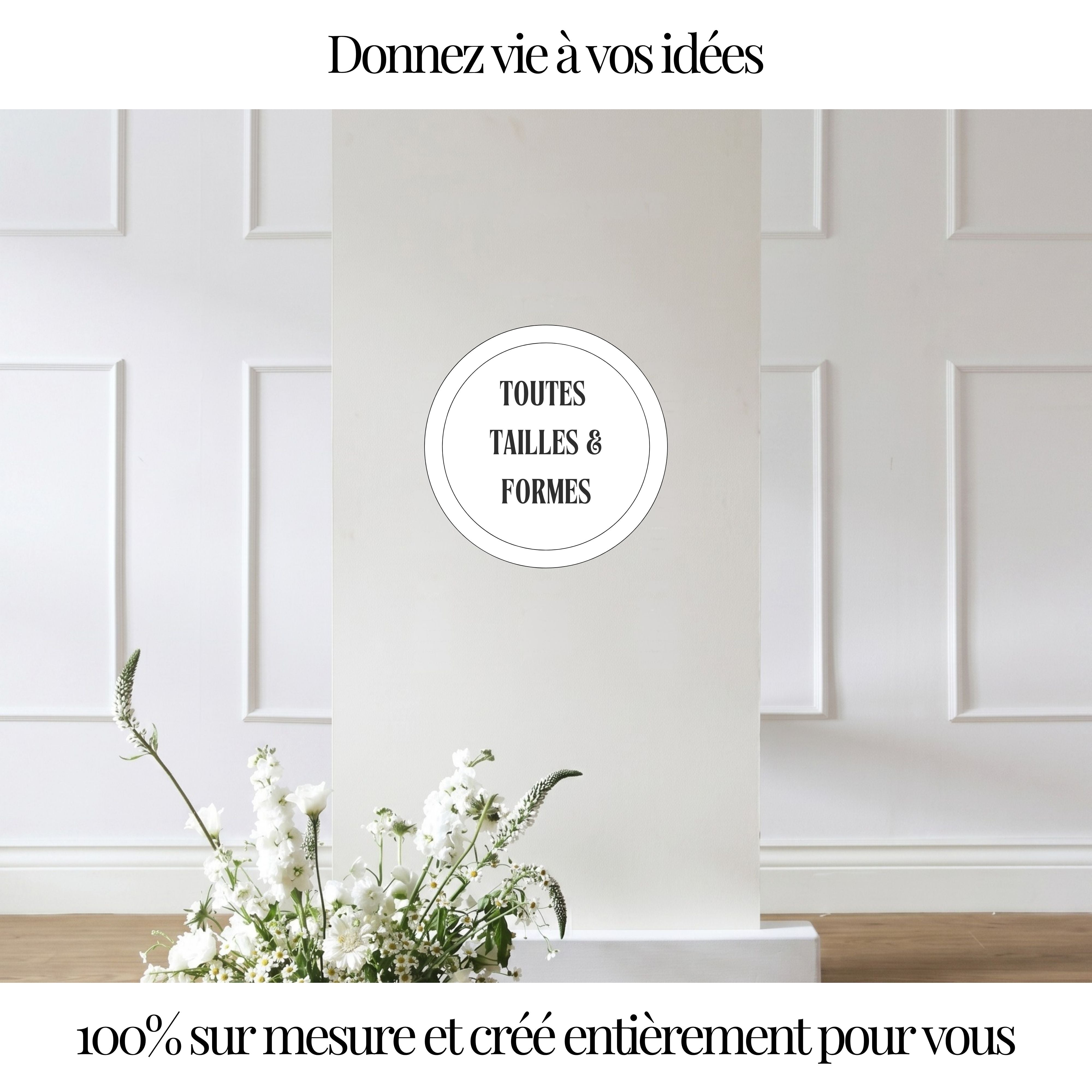 Panneau libre 100% sur mesure